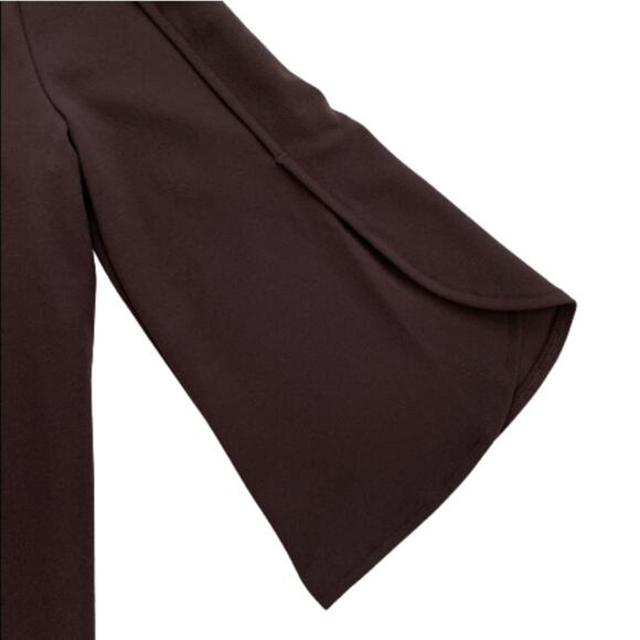 Ann Taylor Factory Top Tunic Brown V-Neck Tulip 3/4 Sleeve Top Size Medium NEW - Picture 6 of 11